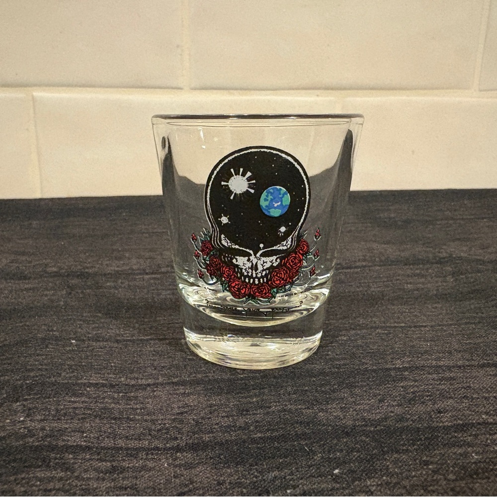 Grateful Dead Space Your Face Shot Glass
